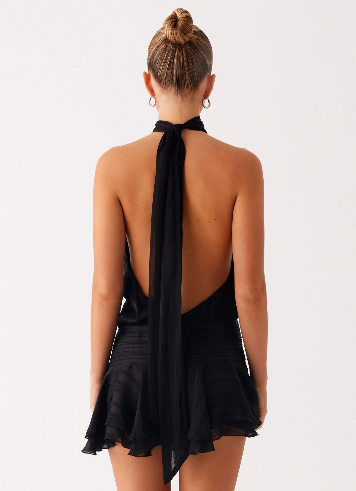 Vestido Mini Cuello Negro Mi tienda