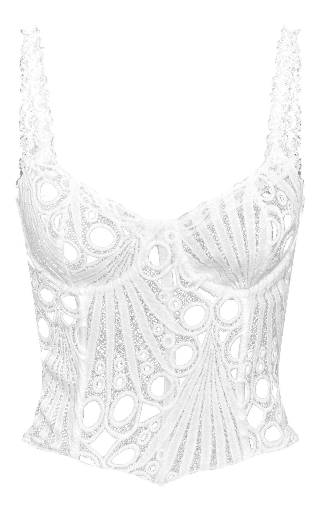 Top Blanco Encaje VELT