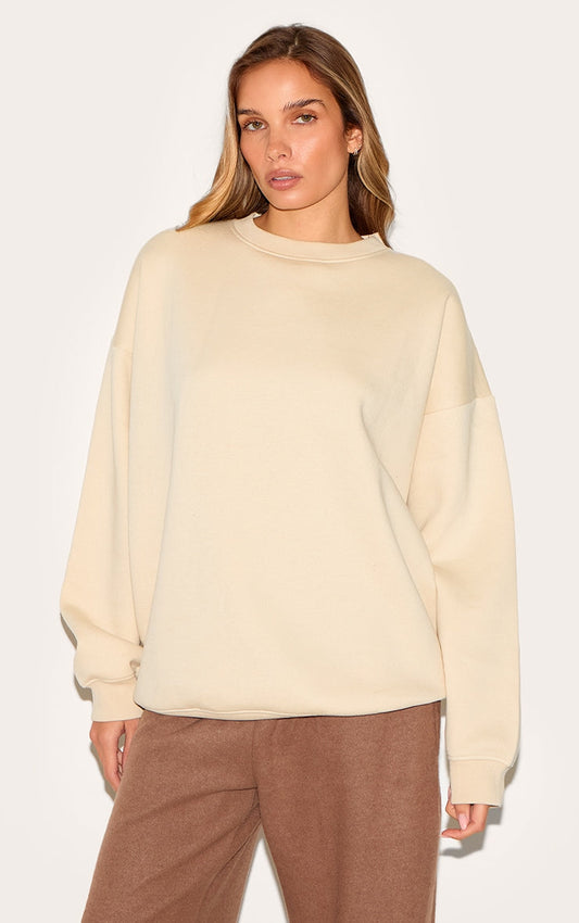 Polerón Polo Beige Algodón Mi tienda