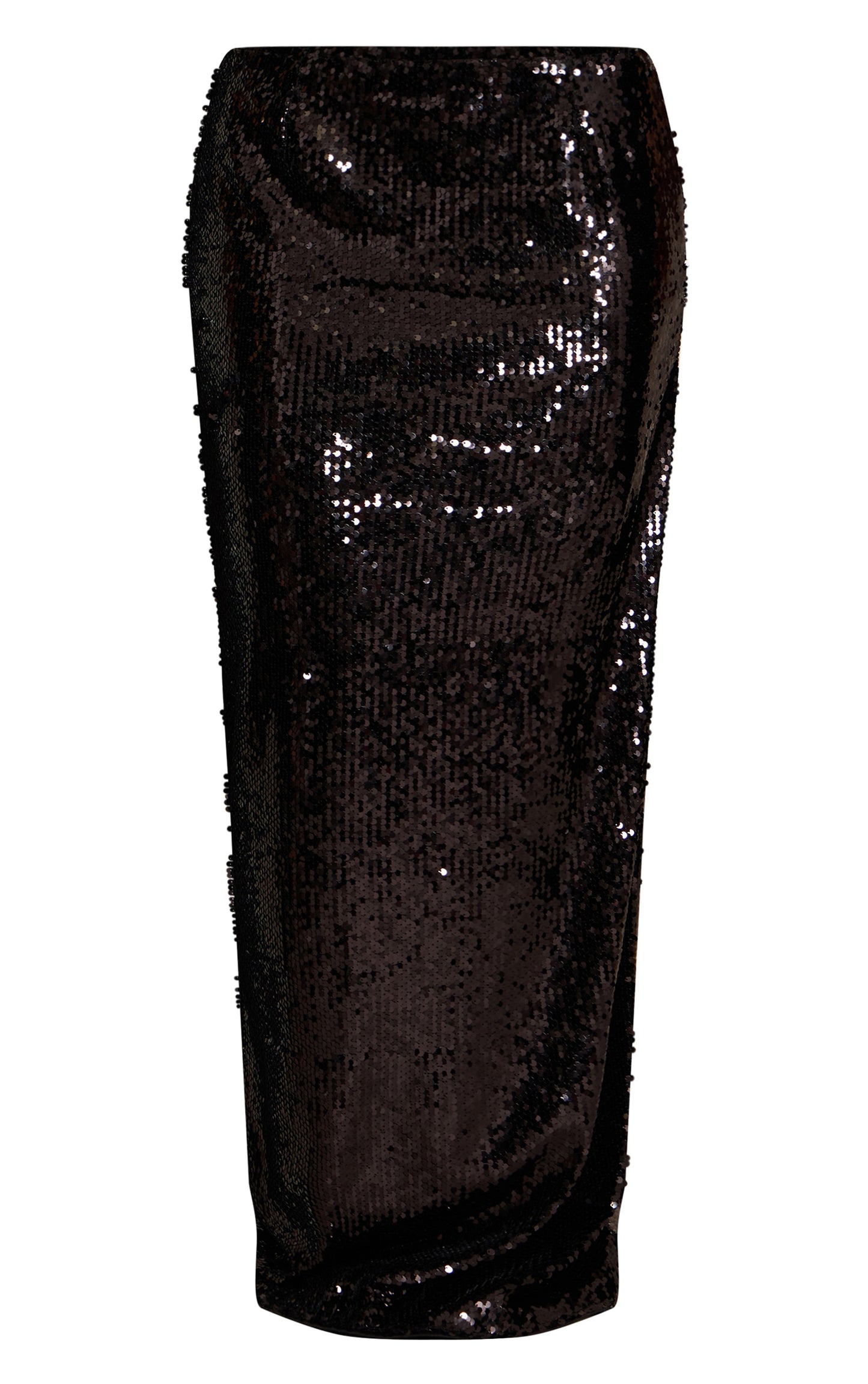 Falda Maxi Lentejuelas Negra