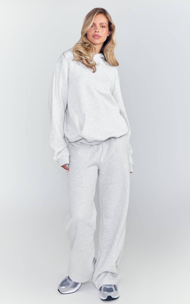 Conjunto Polerón & Pantalón Recto Gris VELT