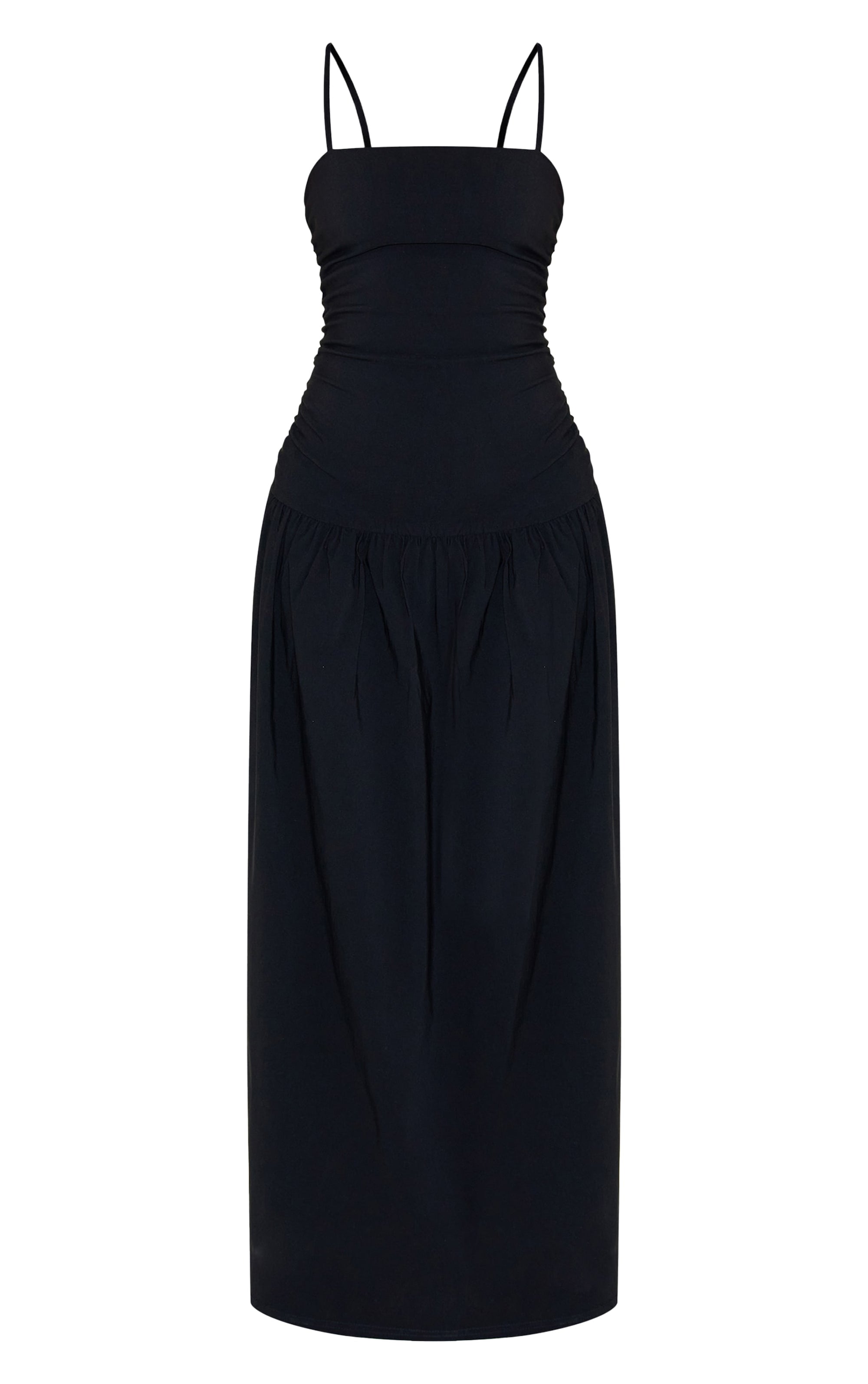 Vestido Maxi Negro Tirantes