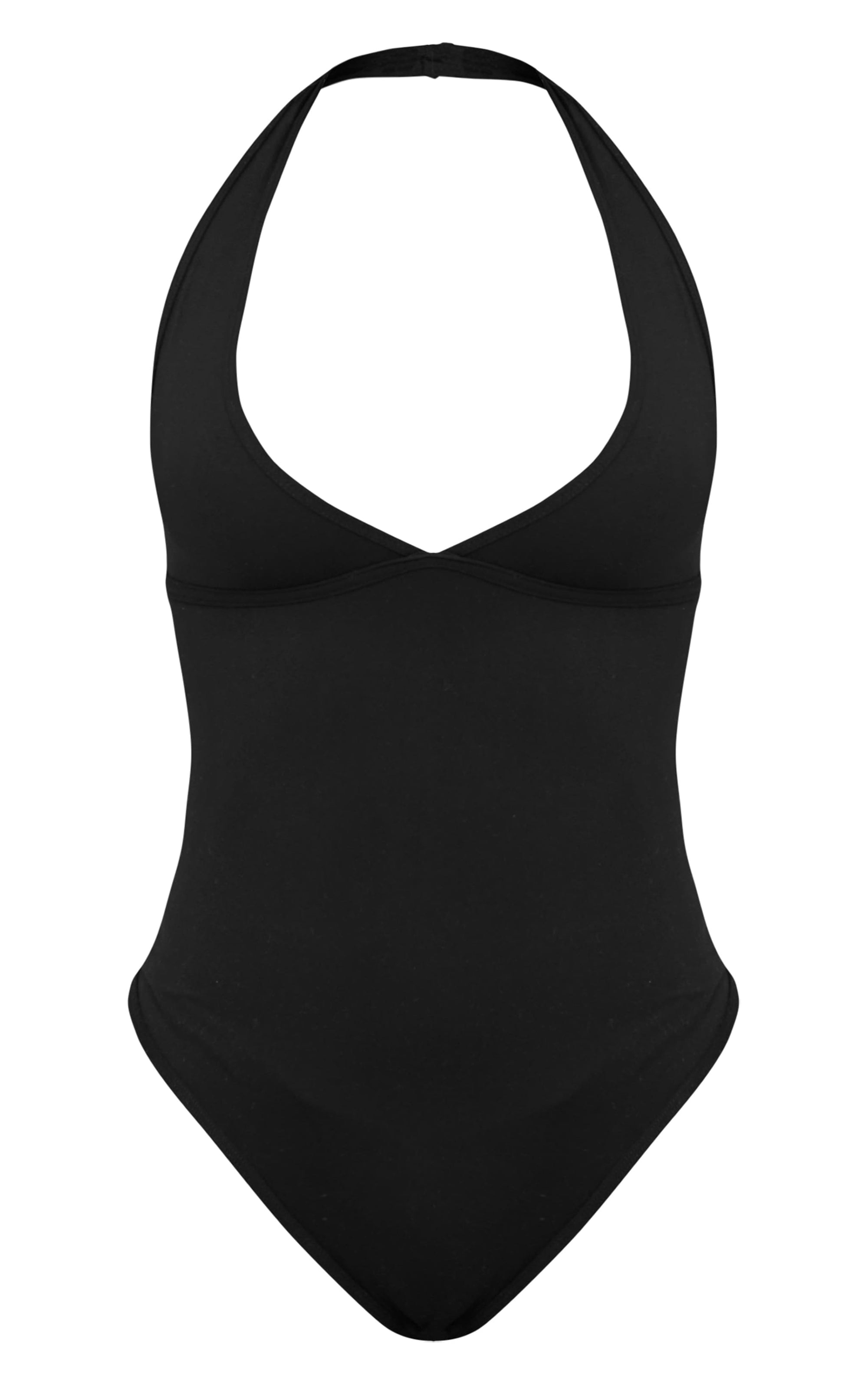 Bodysuit Shape Negro Halterneck Mi tienda