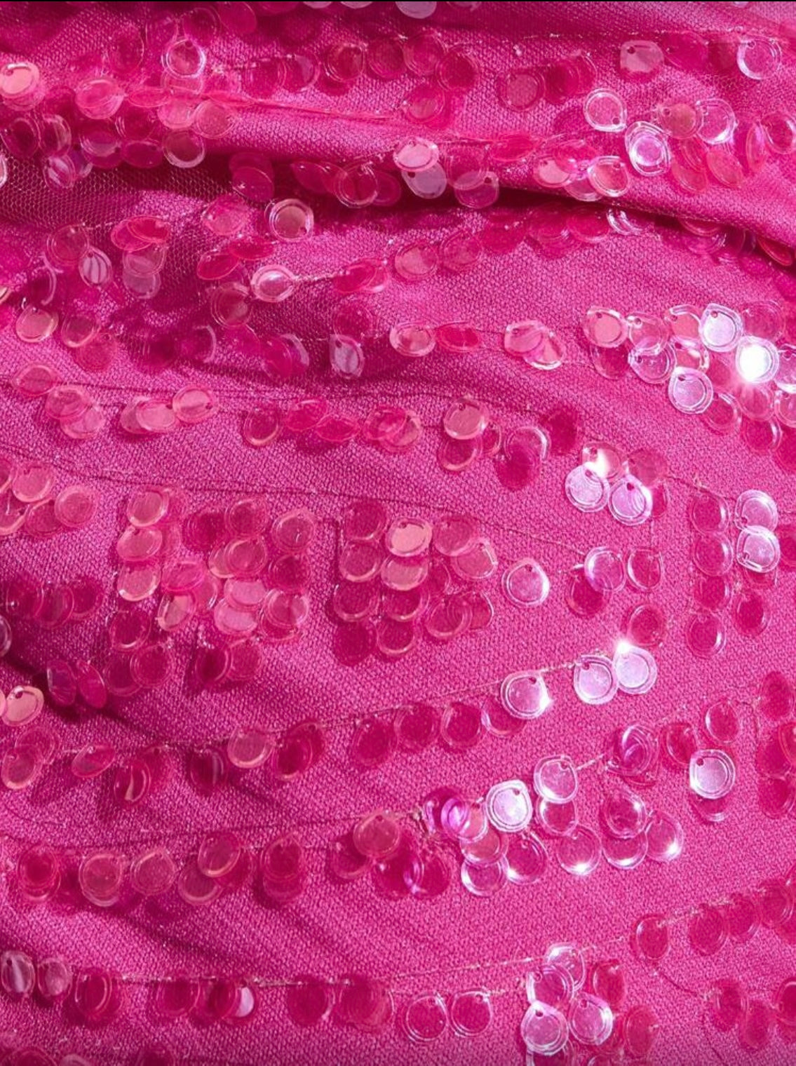 Falda Mini Fucsia con Lentejuelas Mi tienda