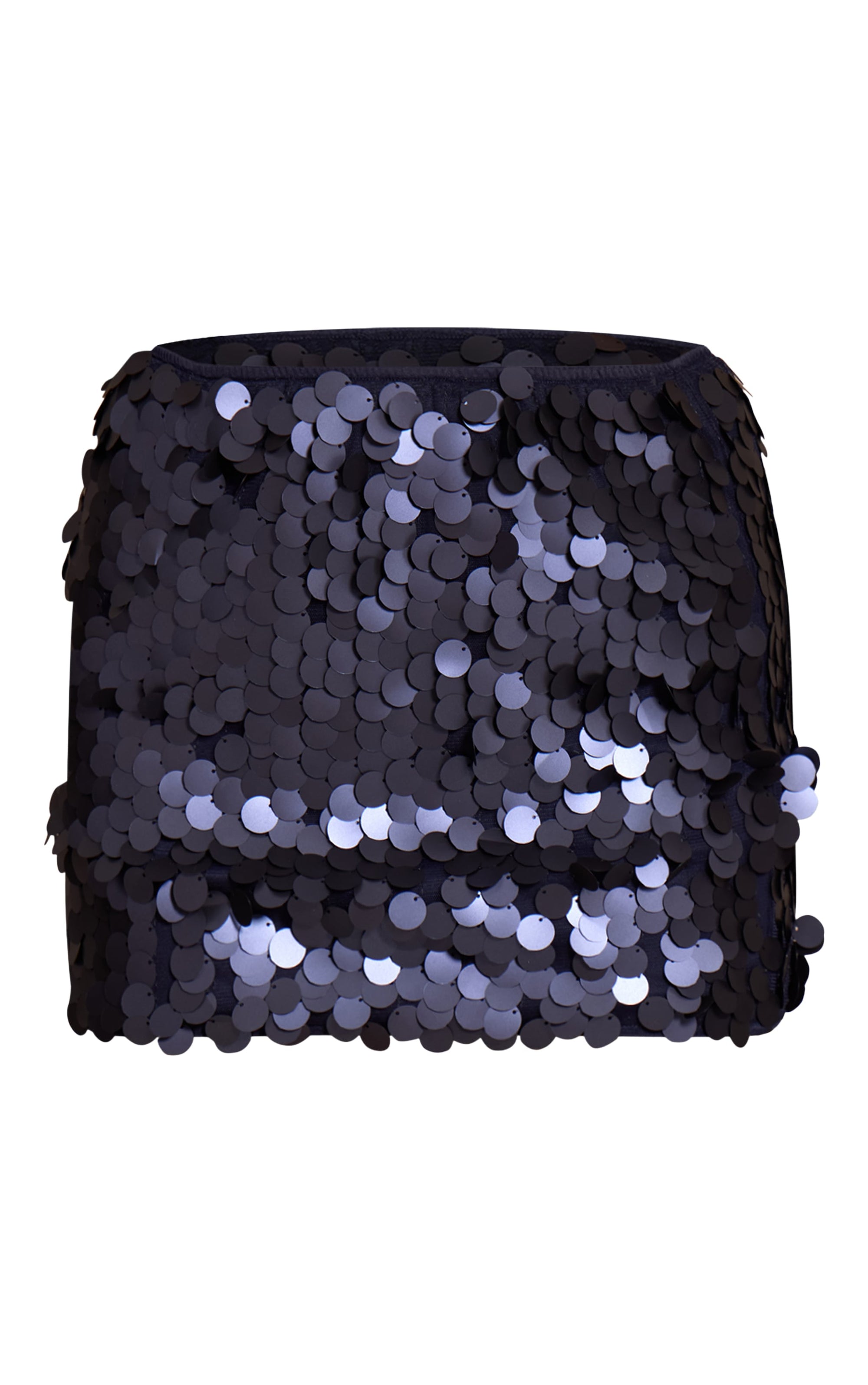 Falda Mini de Lentejuelas Azules