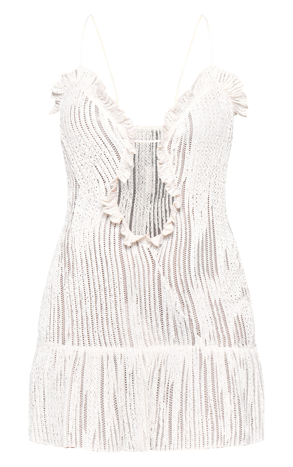 Vestido Mini Vuelos Blanco Mi tienda