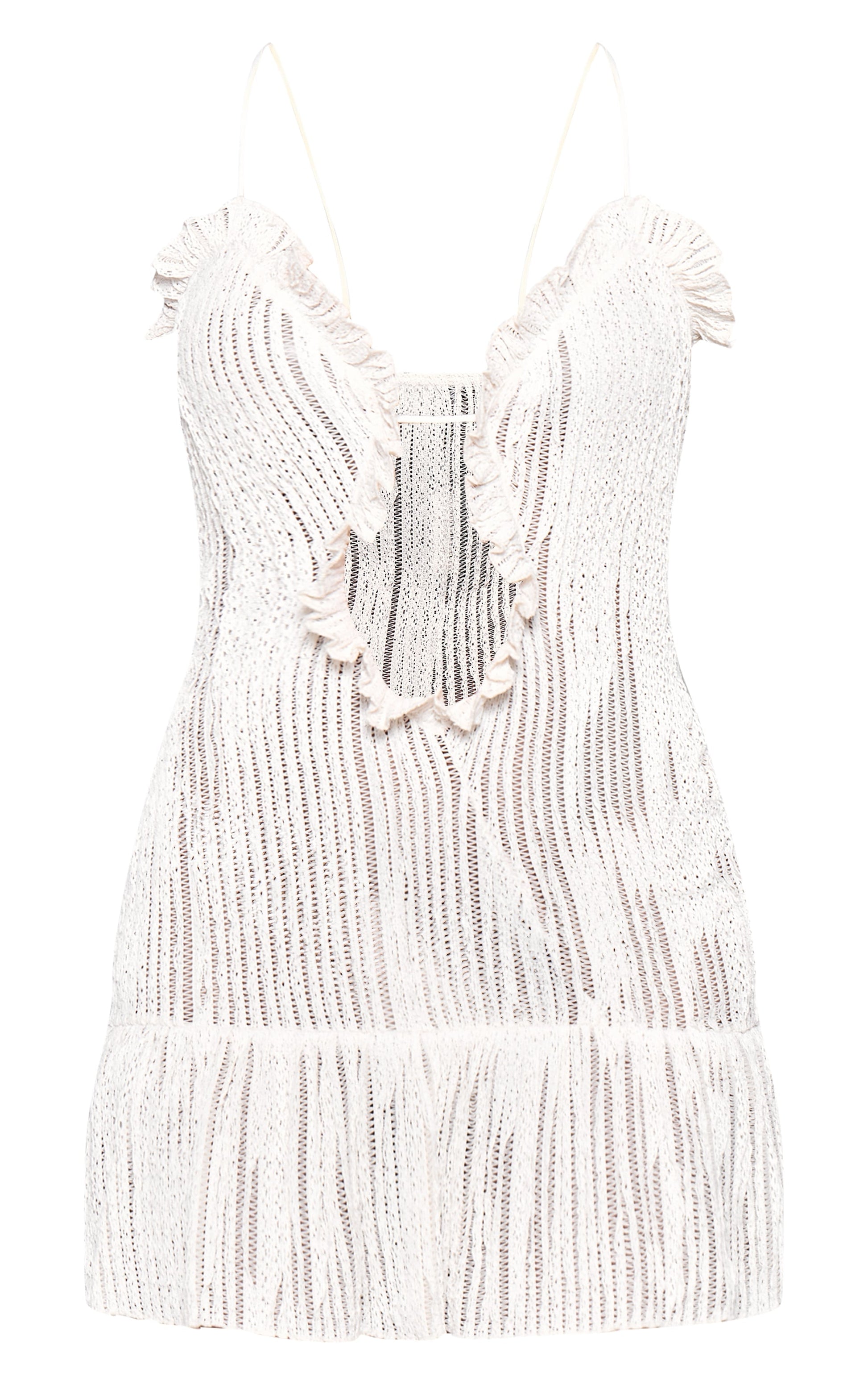 Vestido Mini Vuelos Blanco Mi tienda