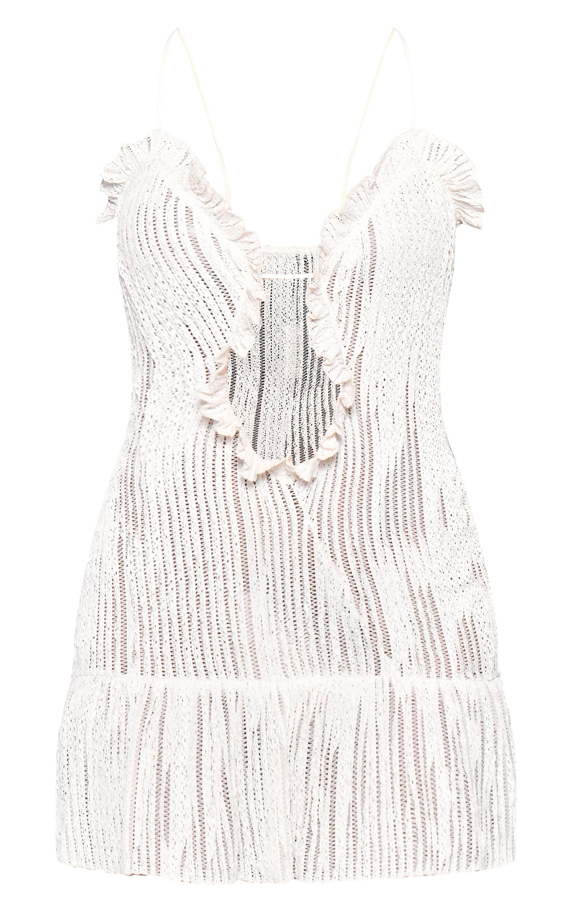 Vestido Mini Vuelos Blanco Mi tienda