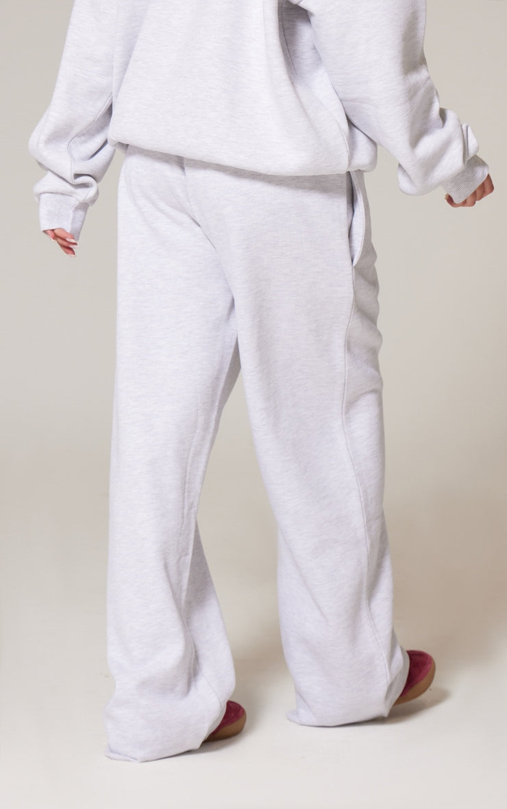 Conjunto Polerón Cierre & Pantalón Recto Gris Mi tienda