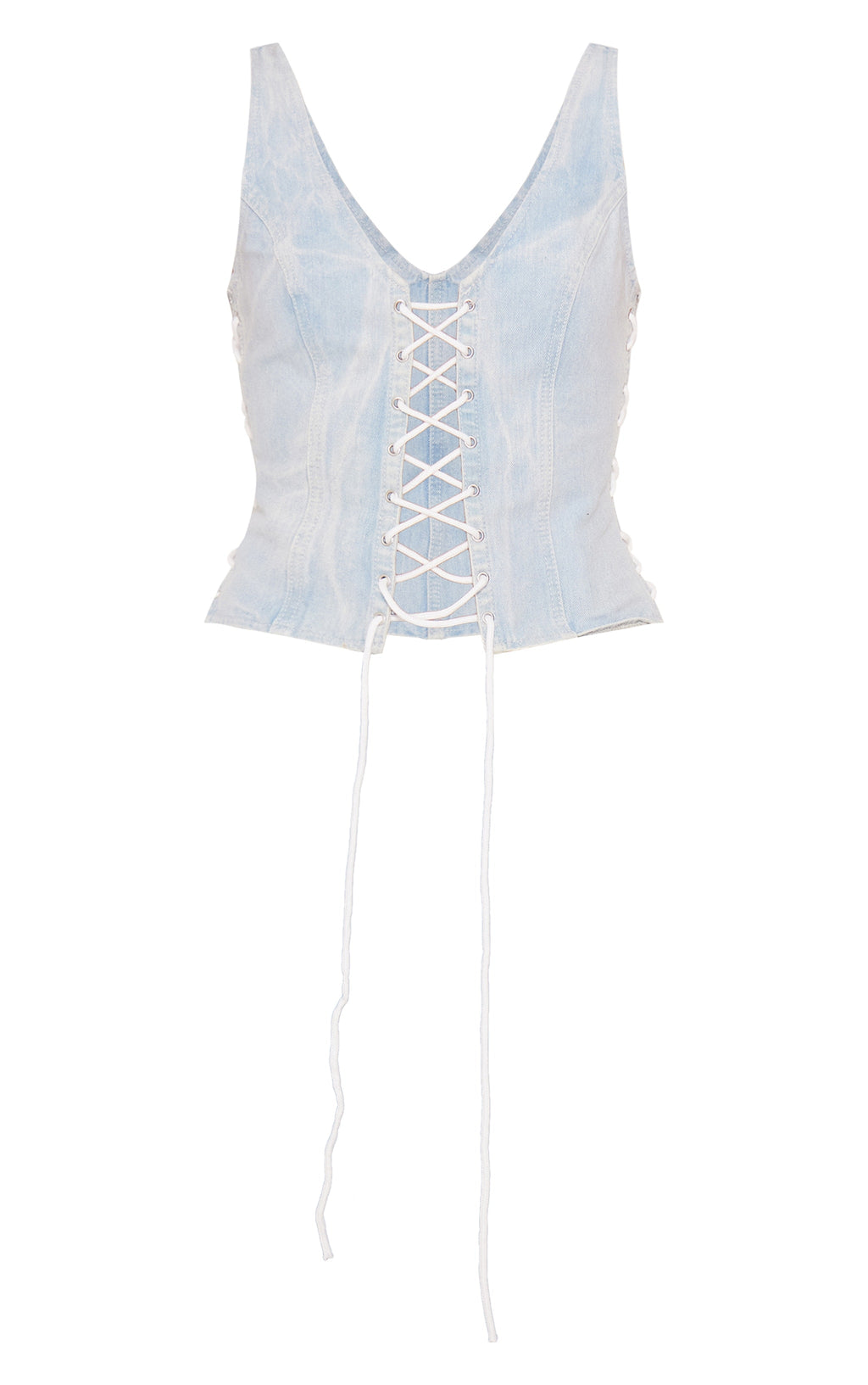 Corset Denim Celeste Mi tienda