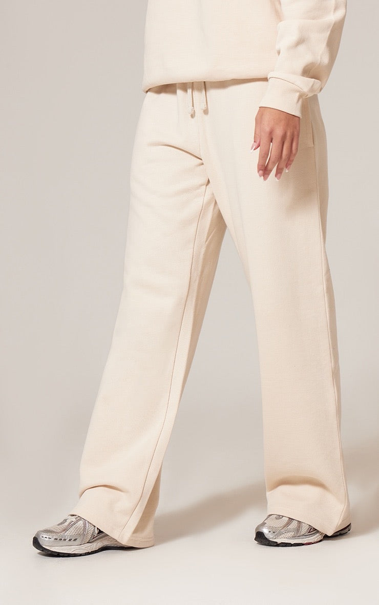 Pantalón Buzo Beige Algodón Mujer