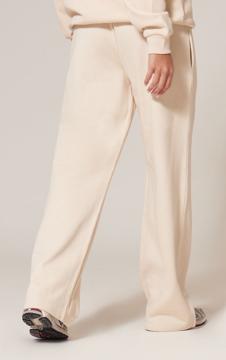 Pantalón Buzo Beige Algodón Mujer