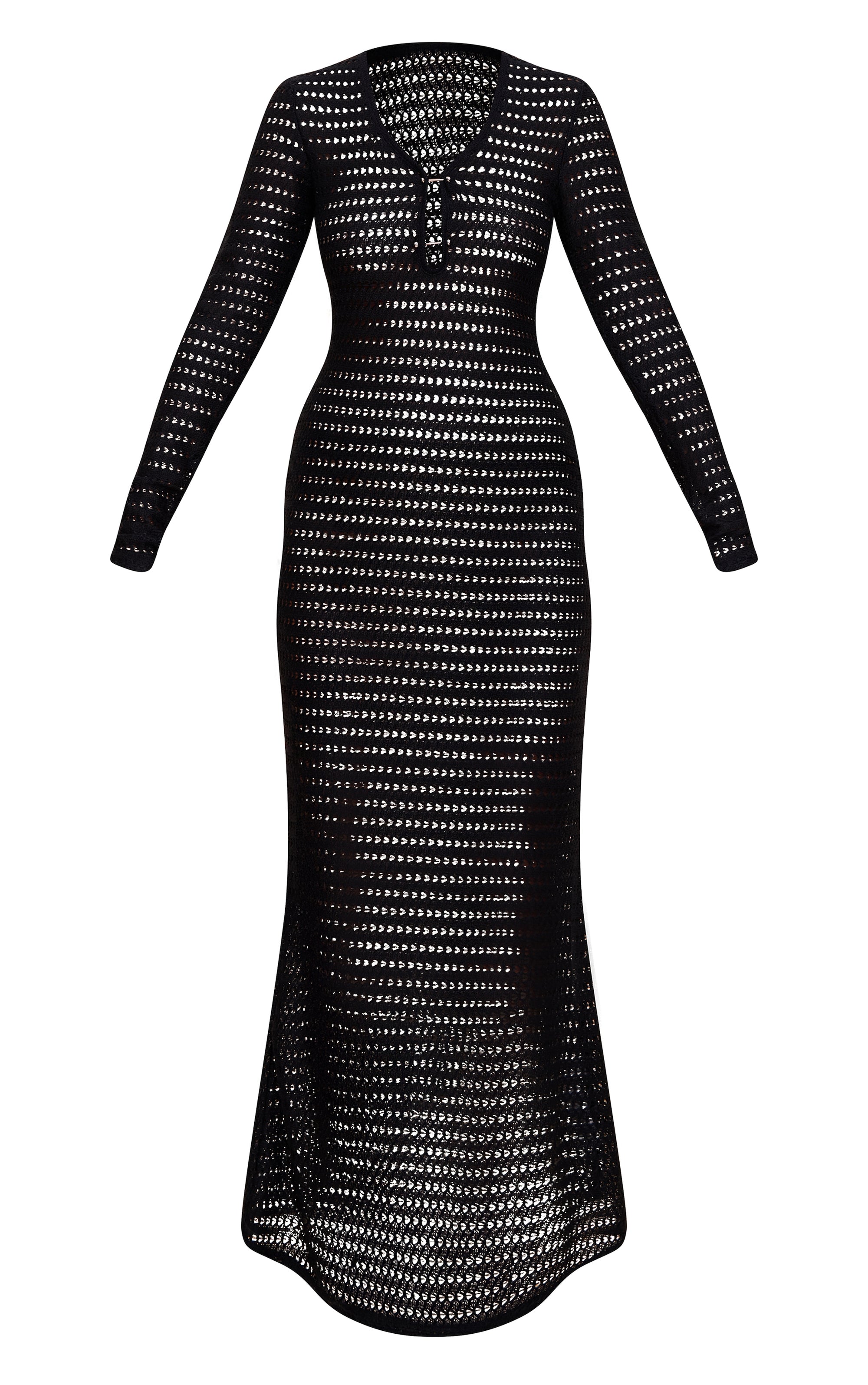 Vestido Tejido Manga Larga