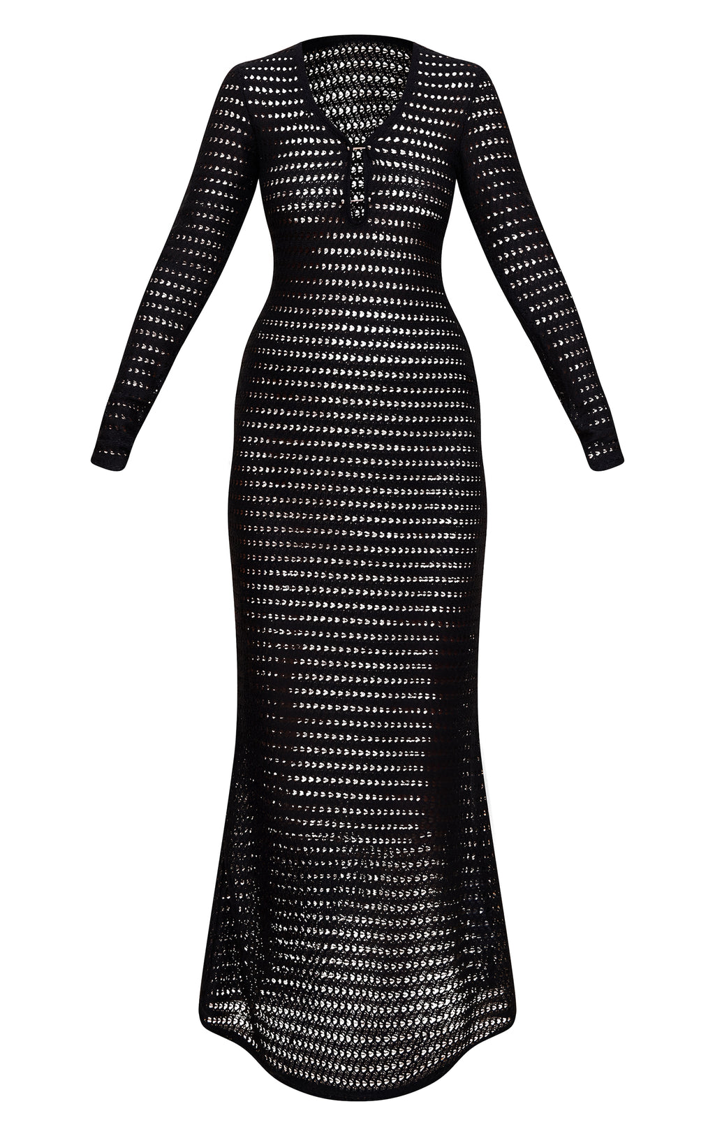 Vestido Tejido Manga Larga