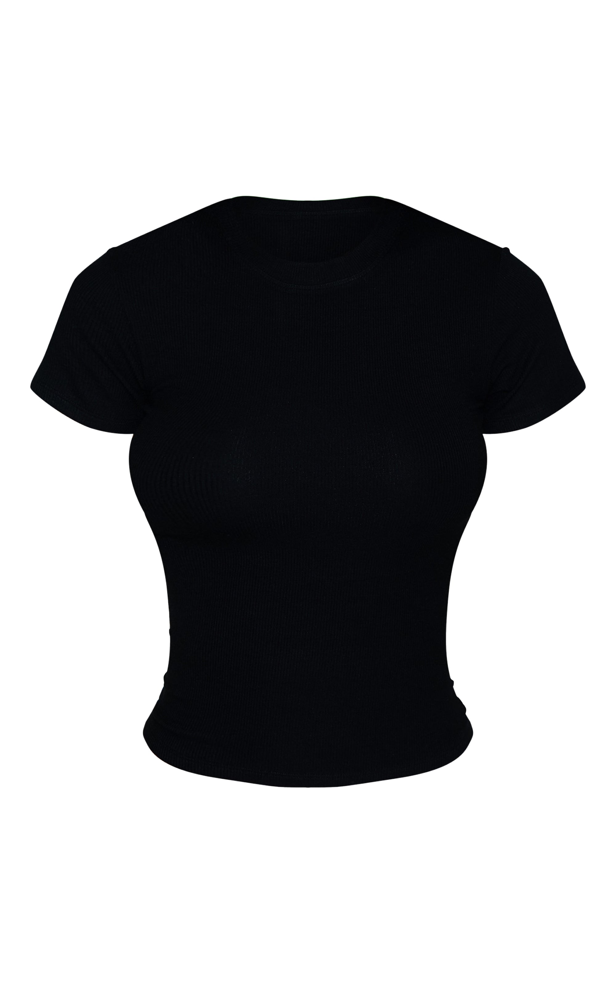 Polera Negra Tipo Skims
