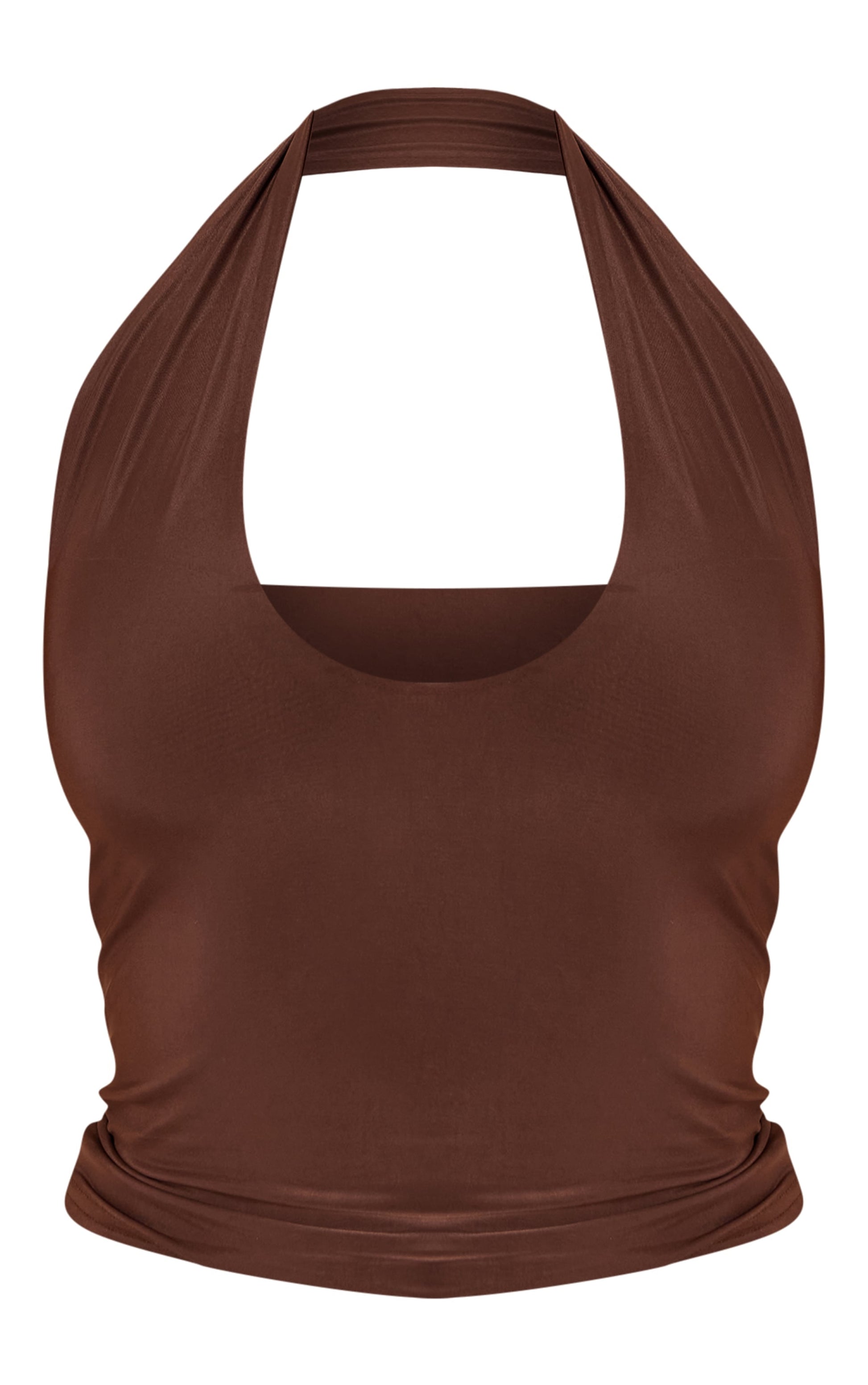 Top Halter Café Mujer Mi tienda