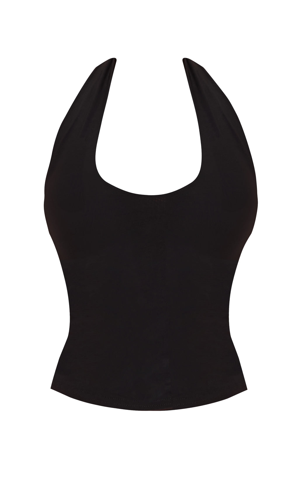 Top Halter Negro Mujer