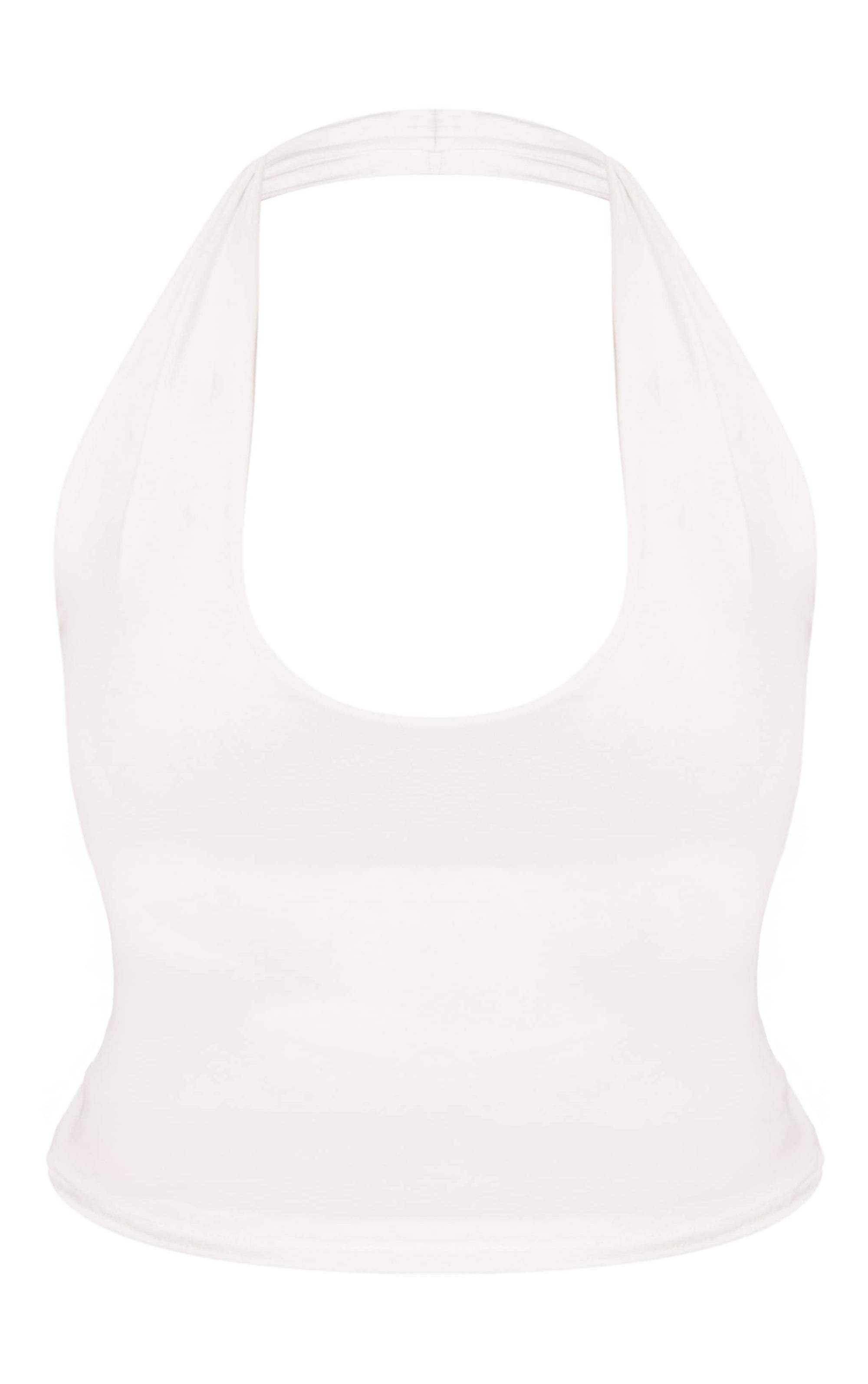 Top Halter Blanco Mujer