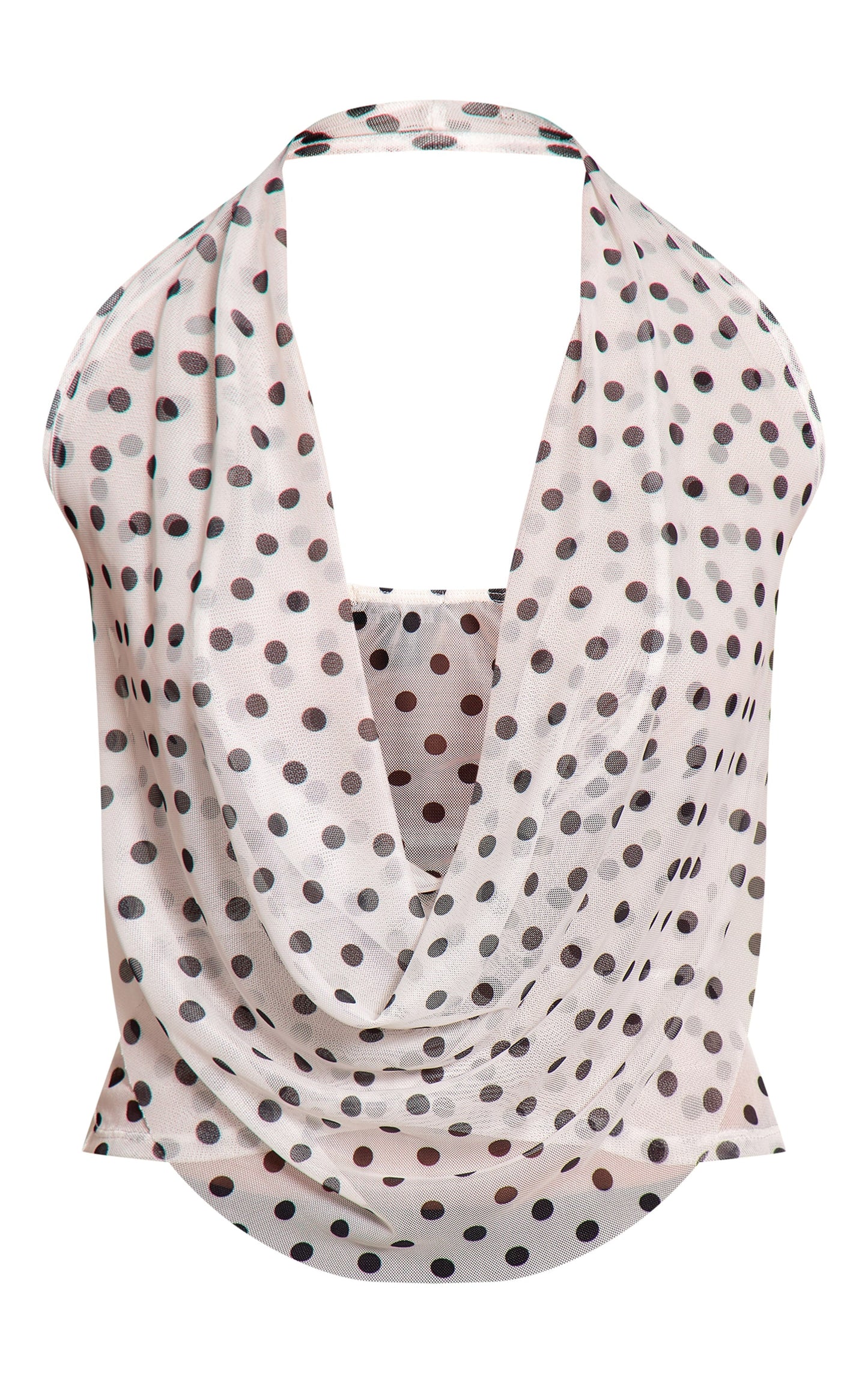Top Largo Poldka White Mi tienda