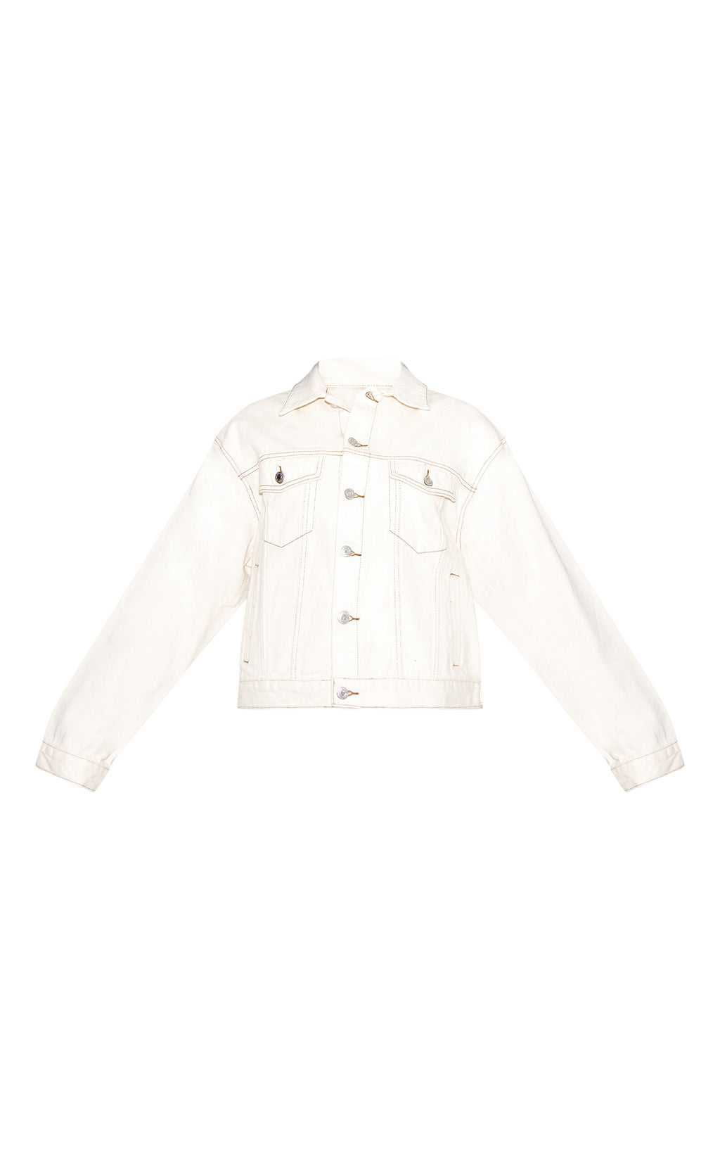 Chaqueta Mezclilla Beige
