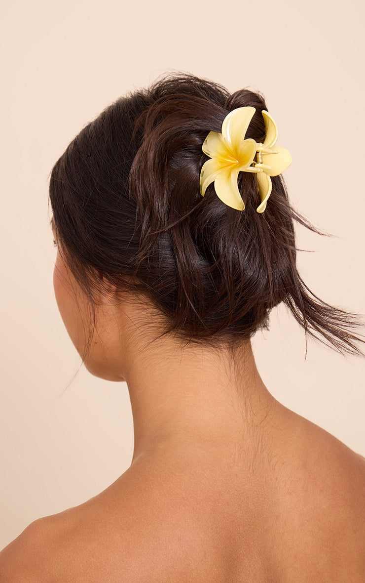 Pinza Flor Amarilla para el Pelo Mi tienda
