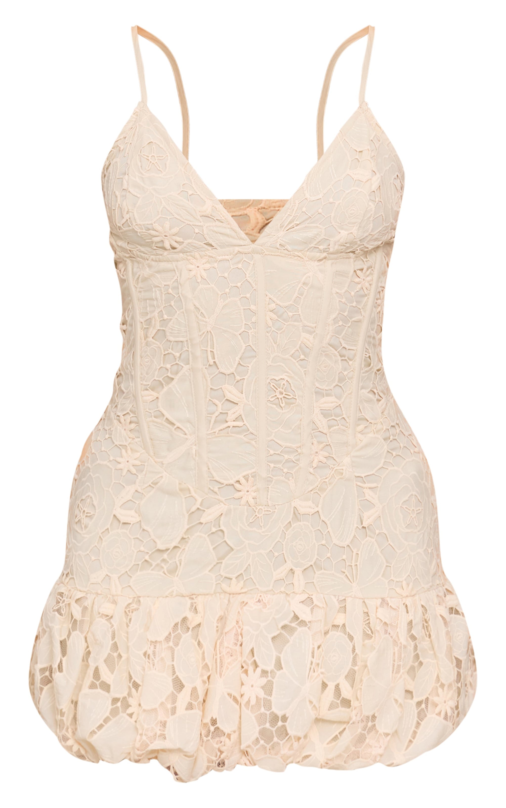 Vestido Mini Encaje Blanco
