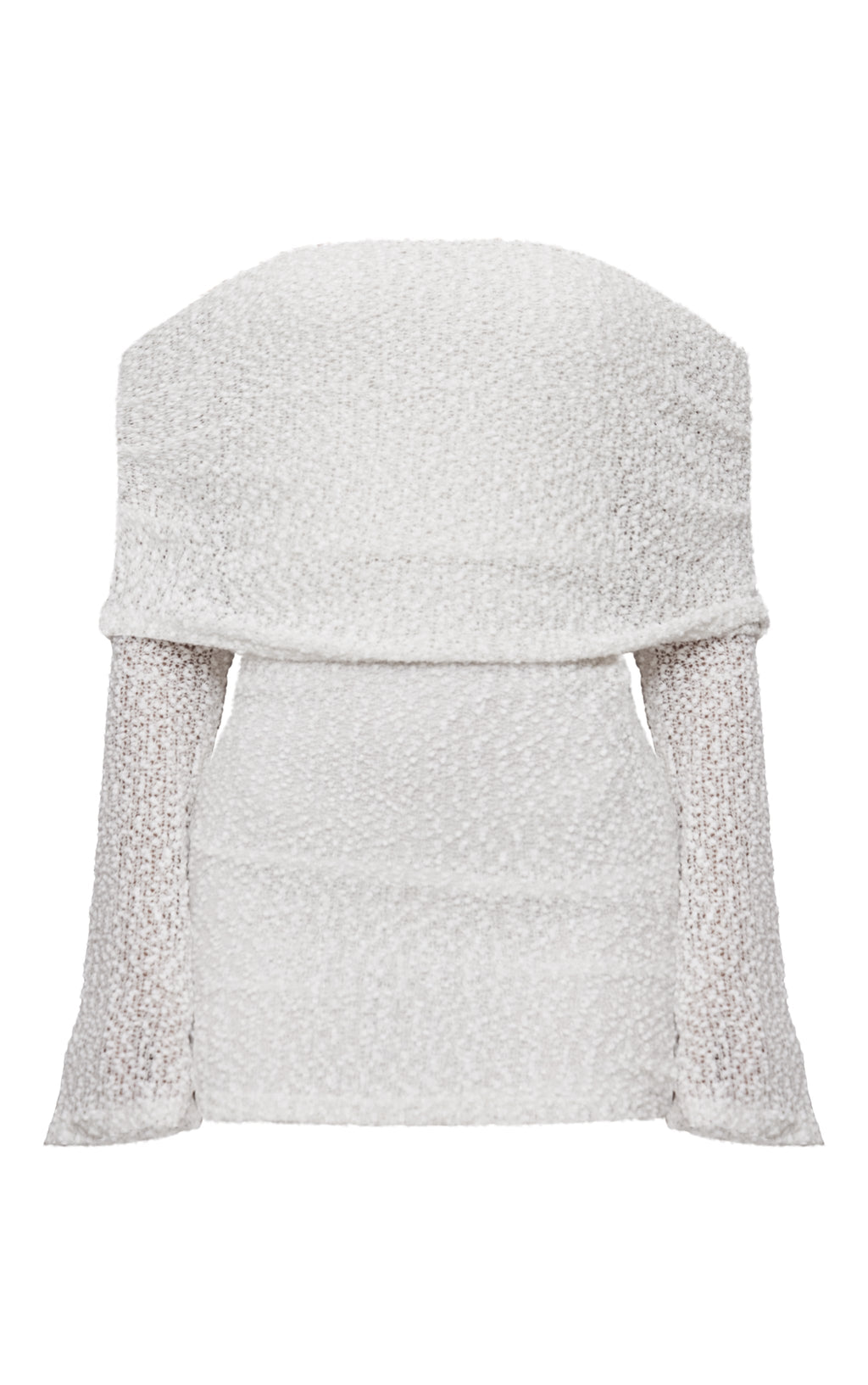 Vestido Mini Tejido Blanco