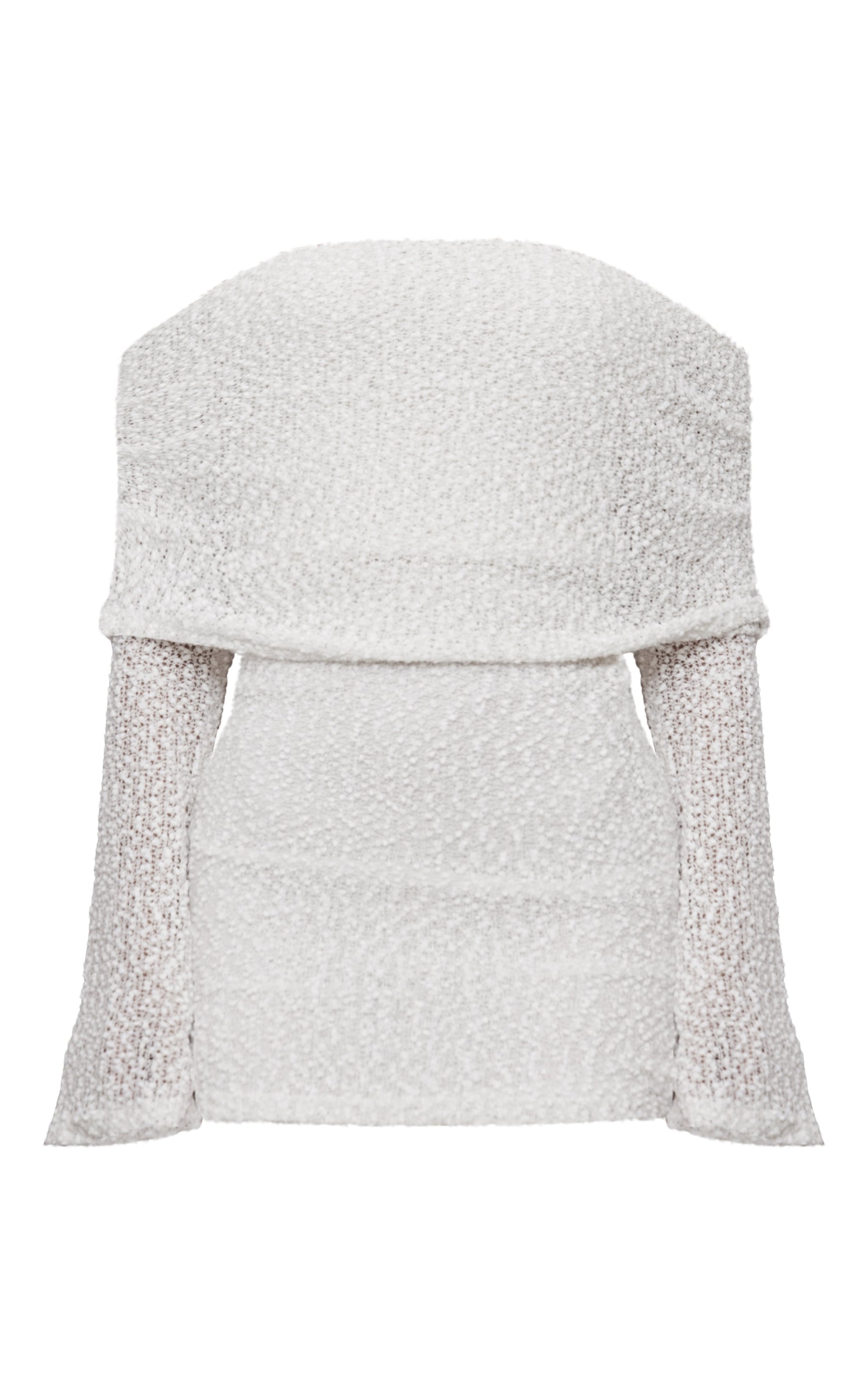Vestido Mini Tejido Blanco Mi tienda