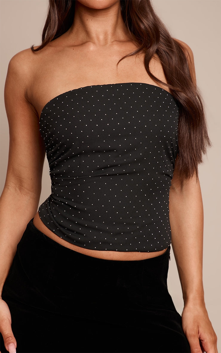 Corset Azul Marino Polka Dot Mi tienda