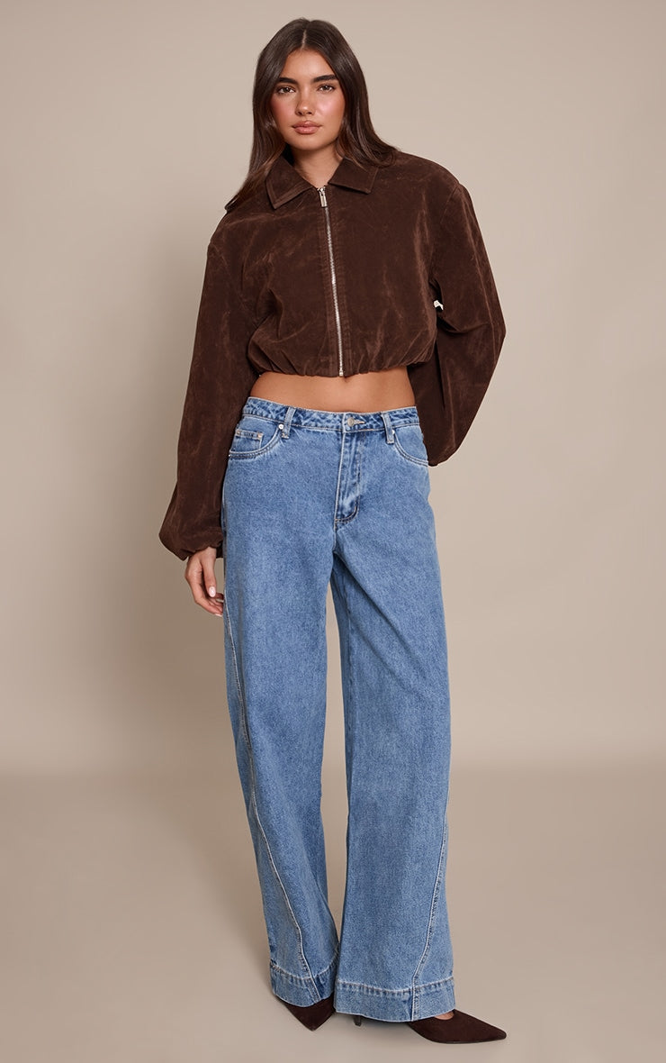 Jeans Wide Leg Azul Mi tienda