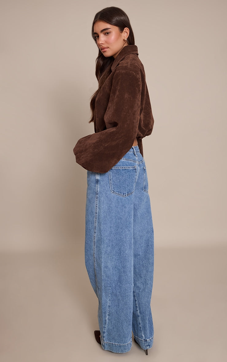 Jeans Wide Leg Azul Mi tienda