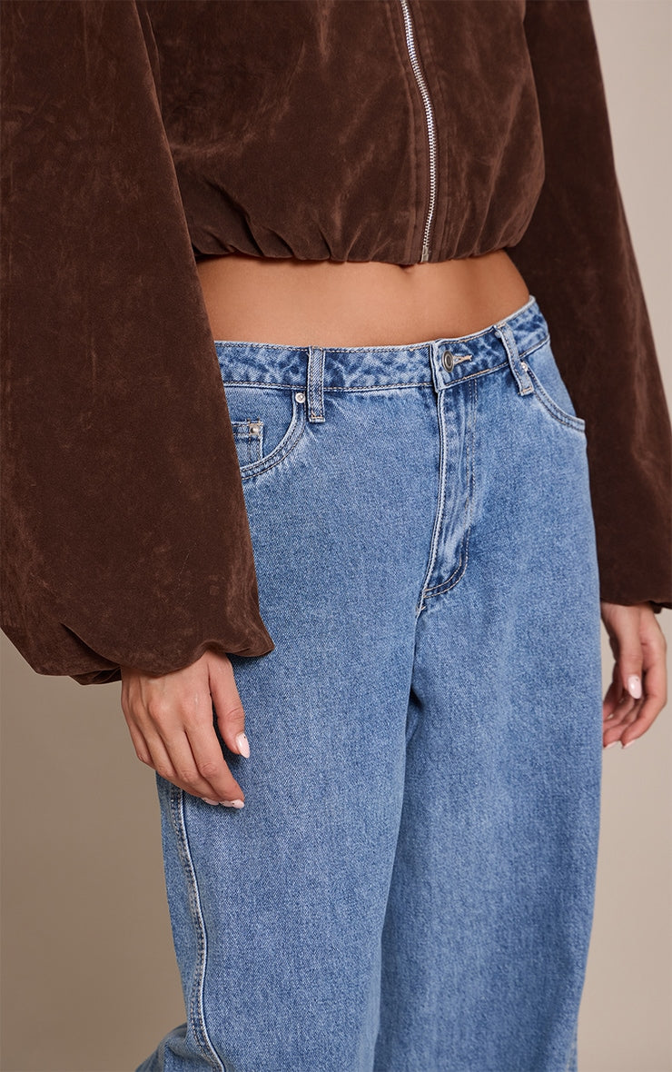 Jeans Wide Leg Azul Mi tienda
