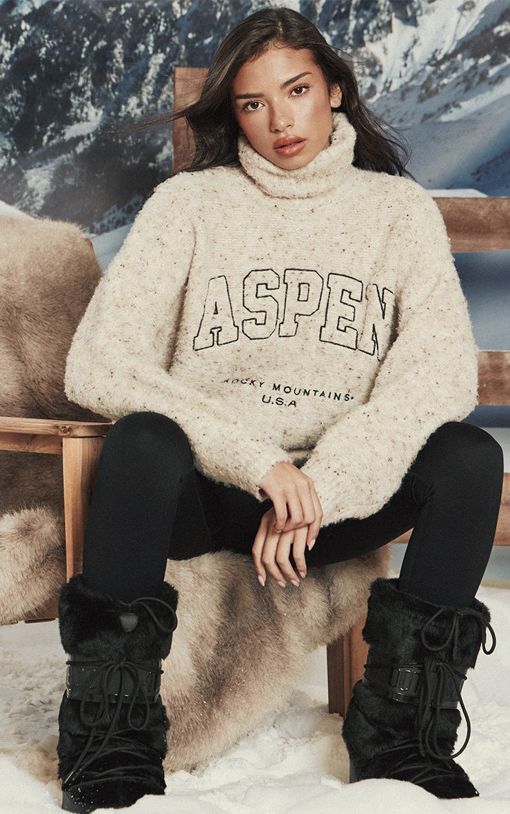Sweater Oversized Punto Oatmeal V E L T