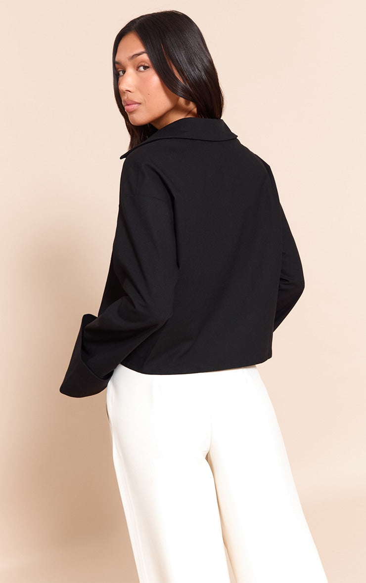 Camiseta Negra Manga Larga Mi tienda