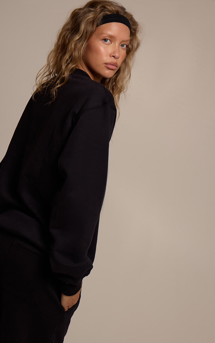 Polerón Negro Polo Algodón