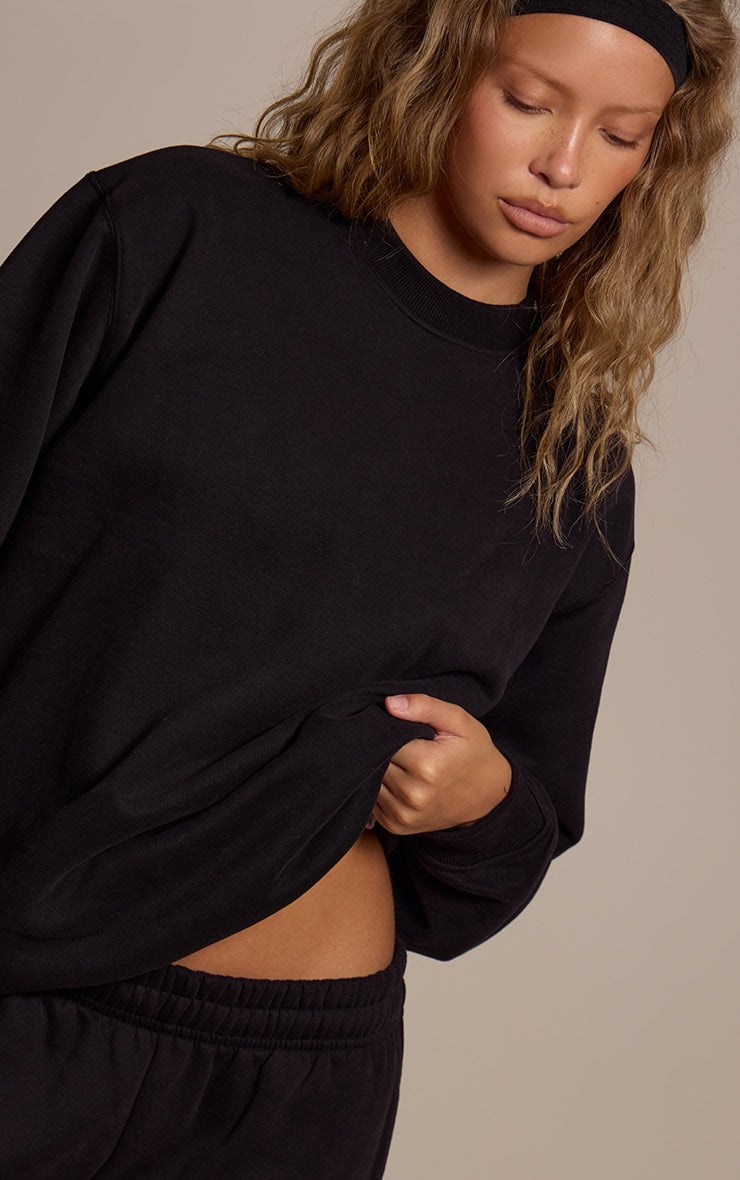 Polerón Negro Polo Algodón