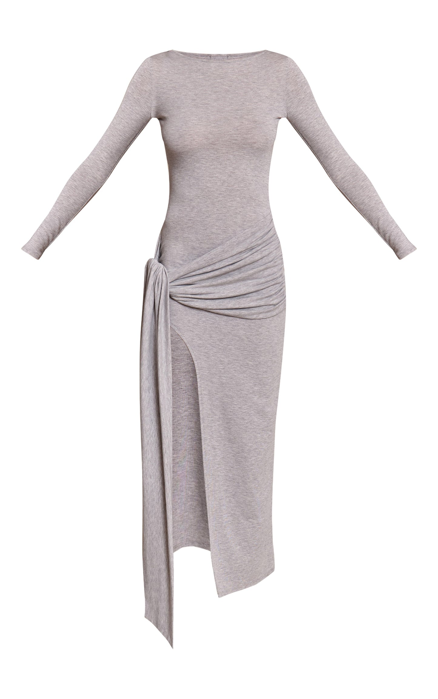 Vestido Maxi Gris Jersey Mi tienda
