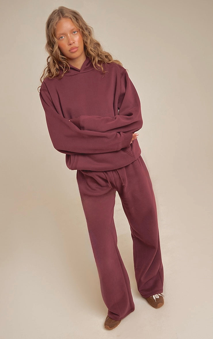 Polerón Burdeo Algodón Mi tienda