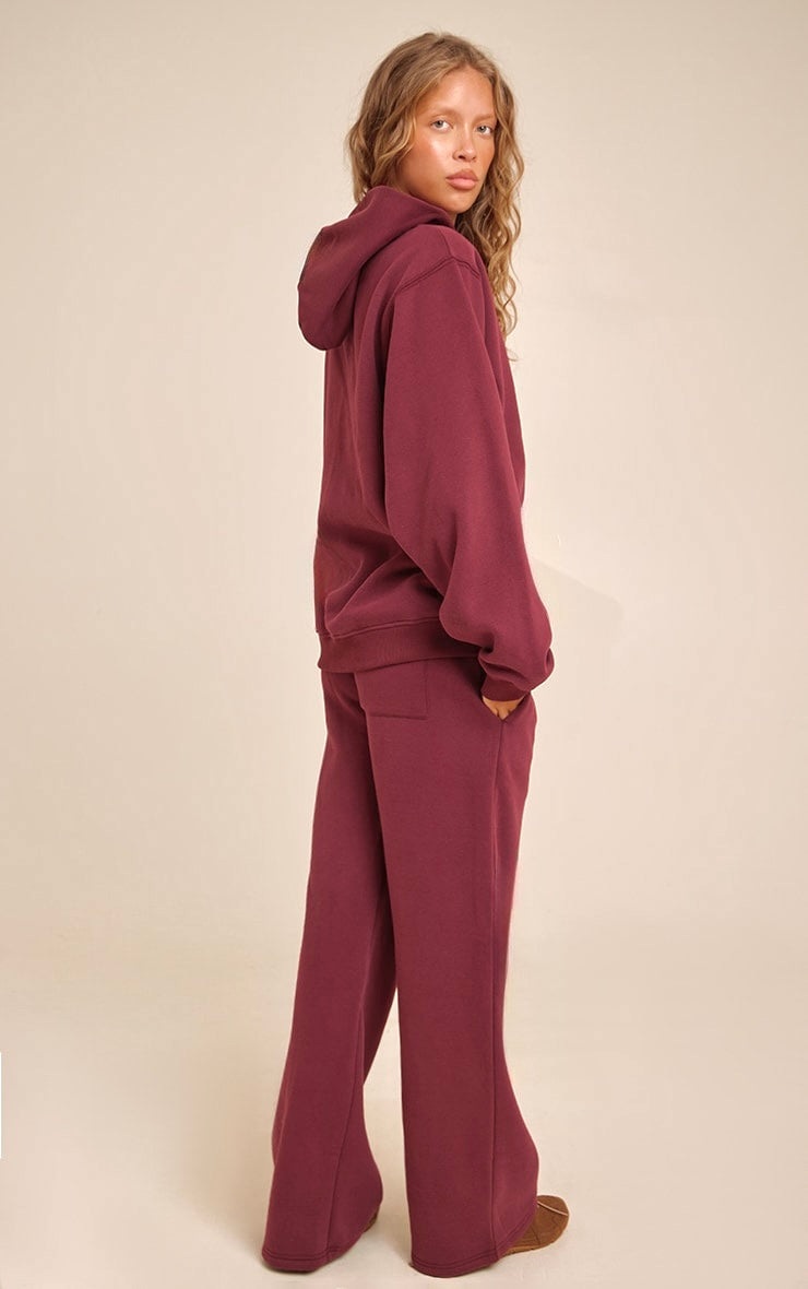 Polerón Burdeo Algodón