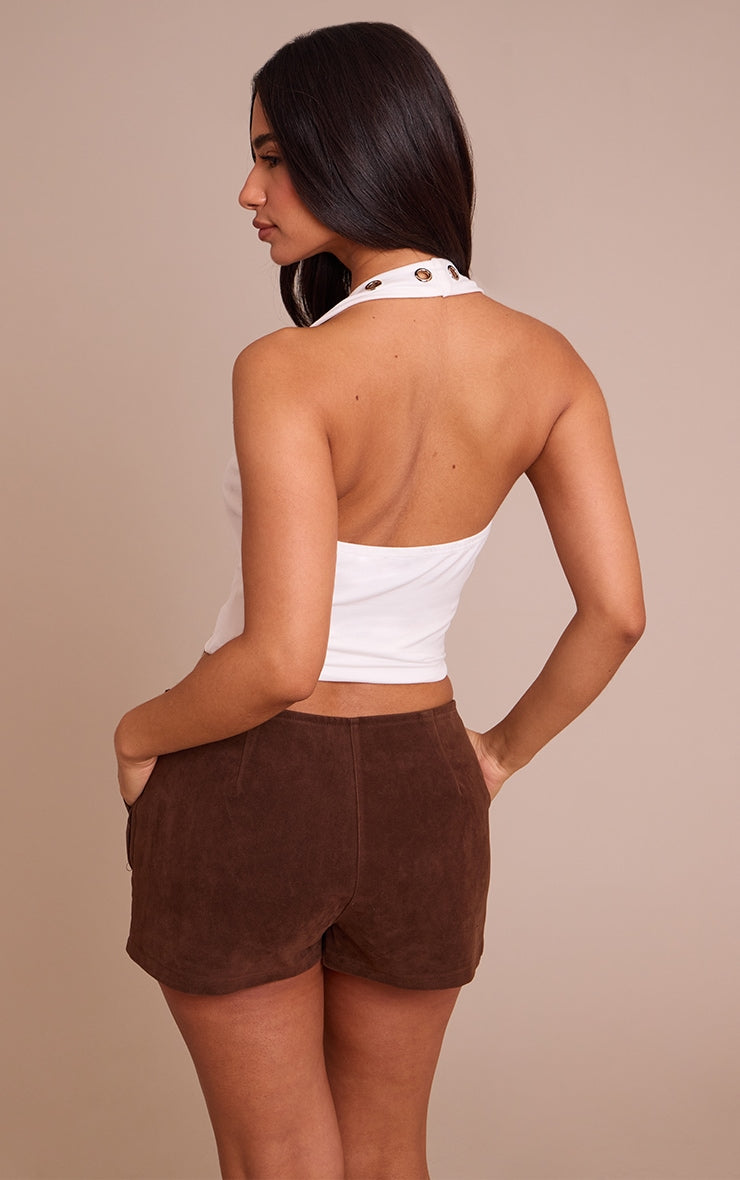 Top Blanco con Detalles