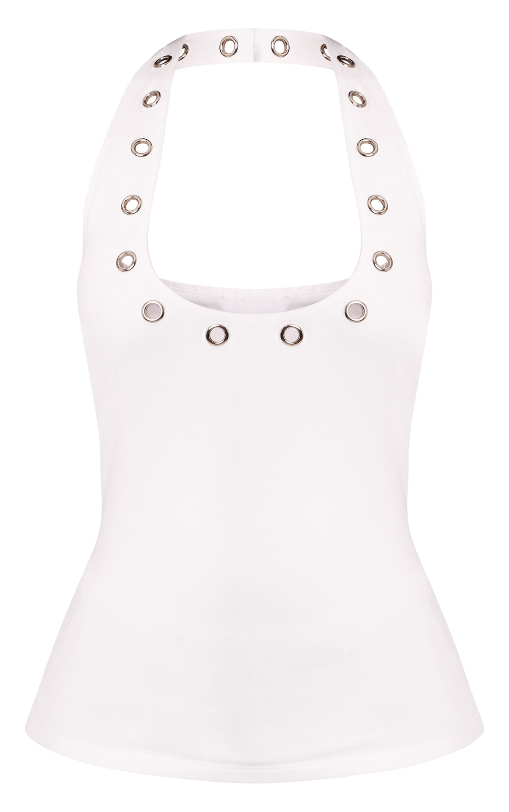 Top Blanco con Detalles