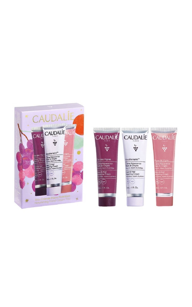 Caudalie Hand Cream Trio - Set de 3 Cremas de Manos y Uñas Caudalie