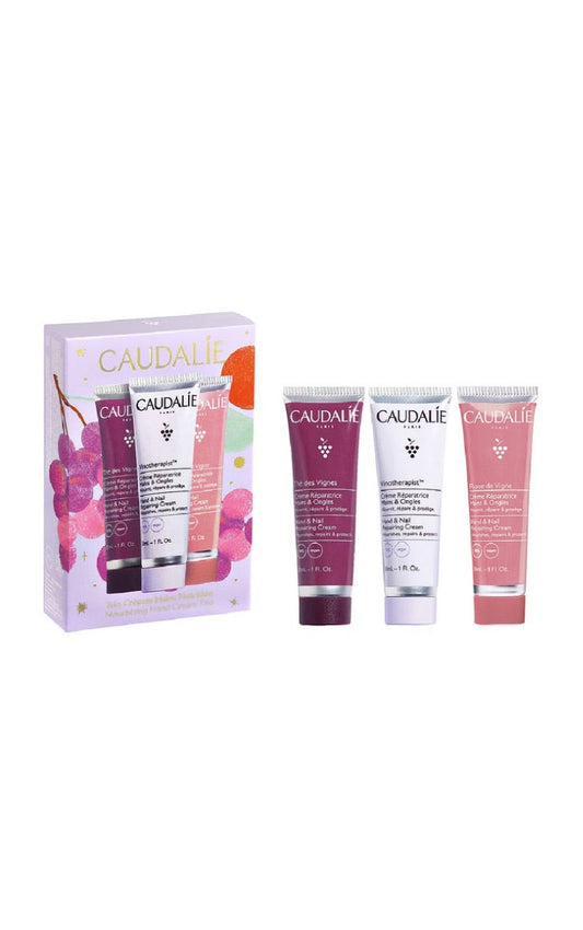 Caudalie Hand Cream Trio - Set de 3 Cremas de Manos y Uñas Caudalie