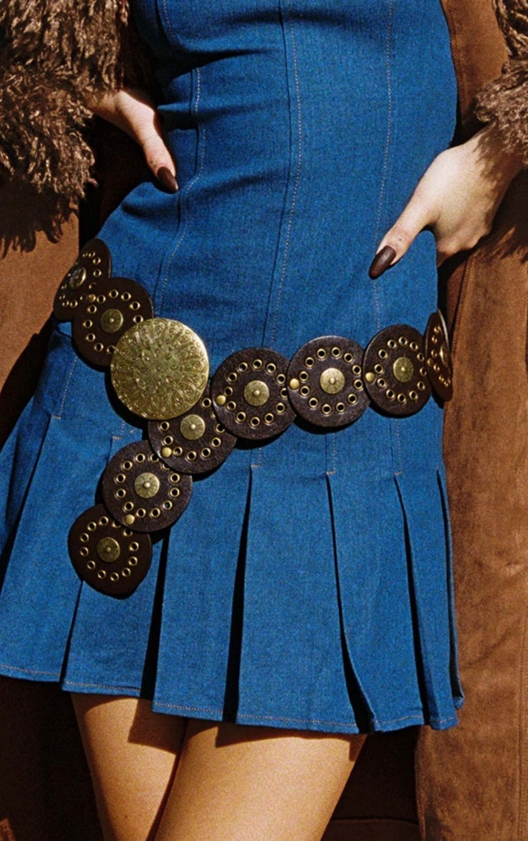 Cinturón Chunky Café Mi tienda