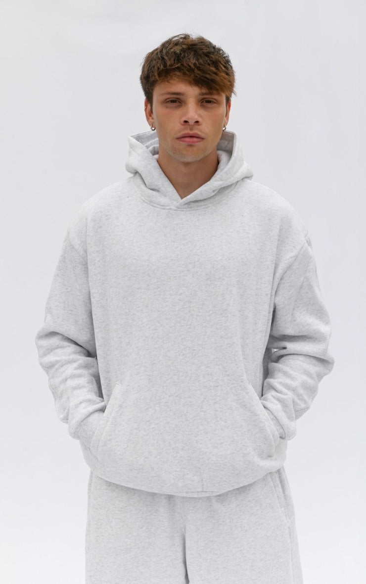 Polerón Gris Claro Hombre