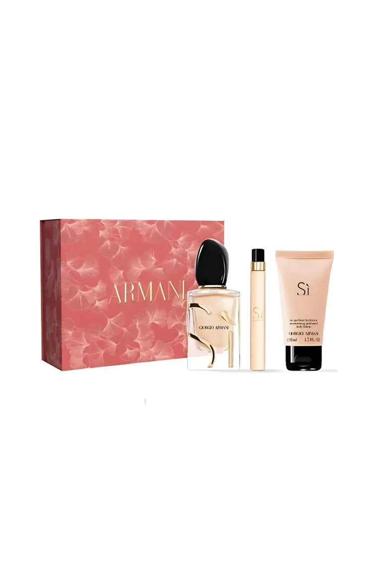 Armani Sì Estuche EDP 50 ml + Miniatura 10 ml + Loción Corporal 50 ml Mi tienda