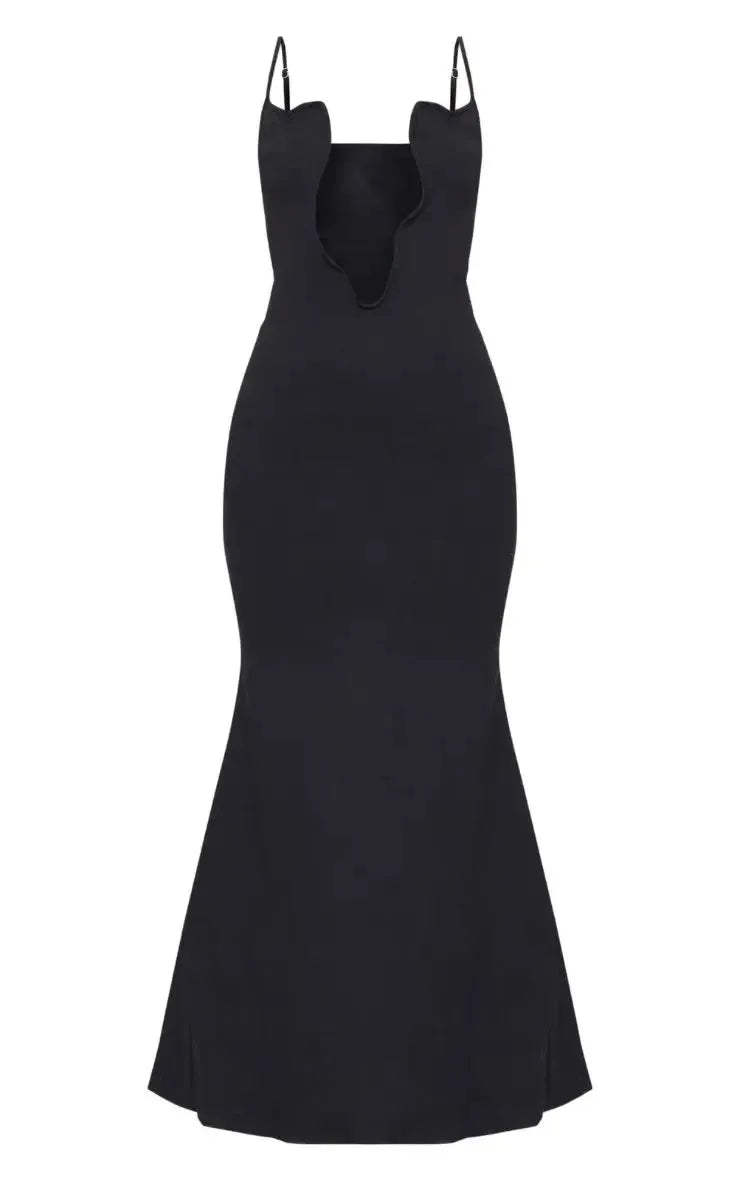 Arakii Negro Maxi Dress Mi tienda