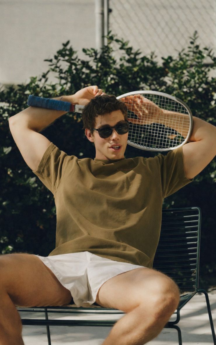 Polera Hombre Beige Algodón Mi tienda