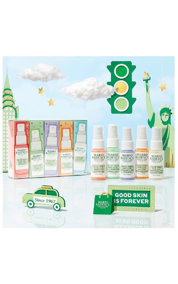 5 Set Mario Badescu Mini Mist Glow