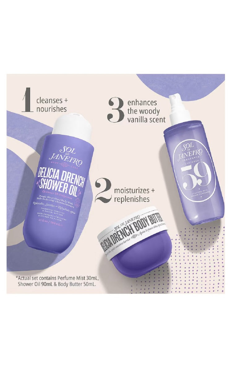 Set Delicia Drench Cheirosa 59 Mi tienda